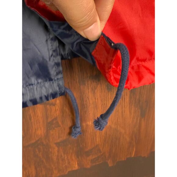 Rock Point Texas Proud Windbreaker Jacket Vintage 2004 RWB Blue Red Mens Medium - Picture 7 of 10